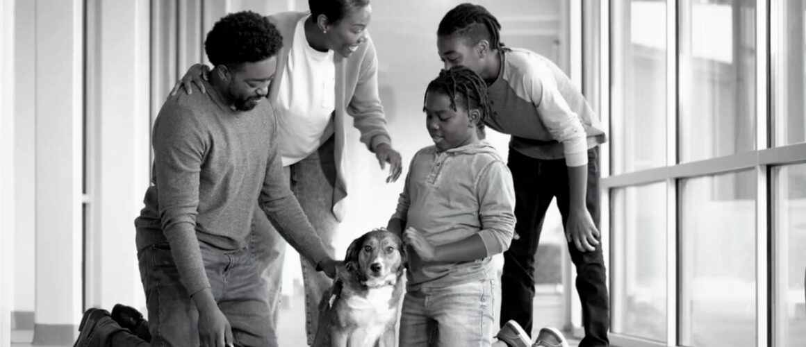 African family adopt a rescue dog. Video Credit_ Kali for Getty Images Signature