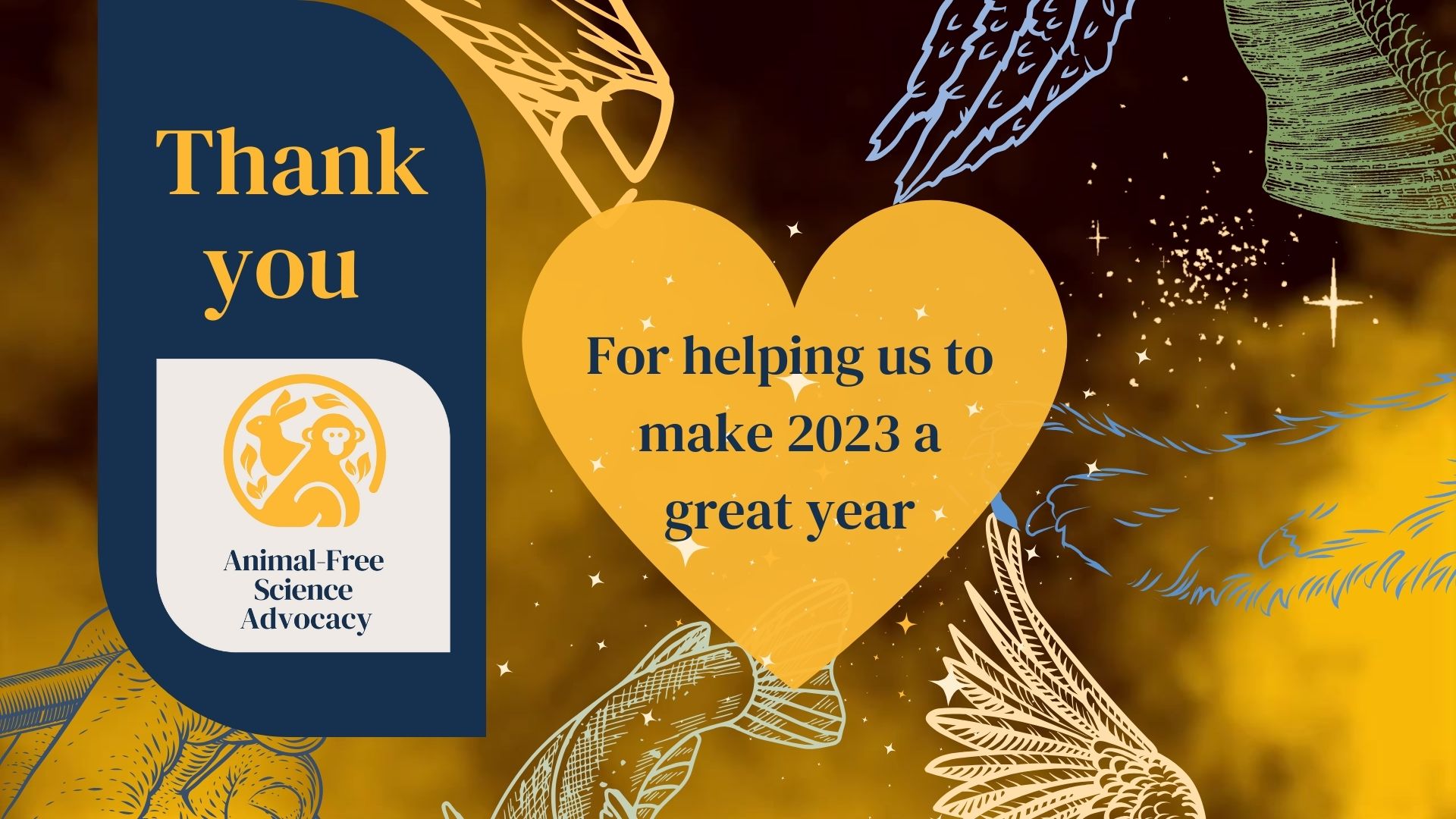 Thank you | Animal-Free Science Advocacy | 2023 Achievements