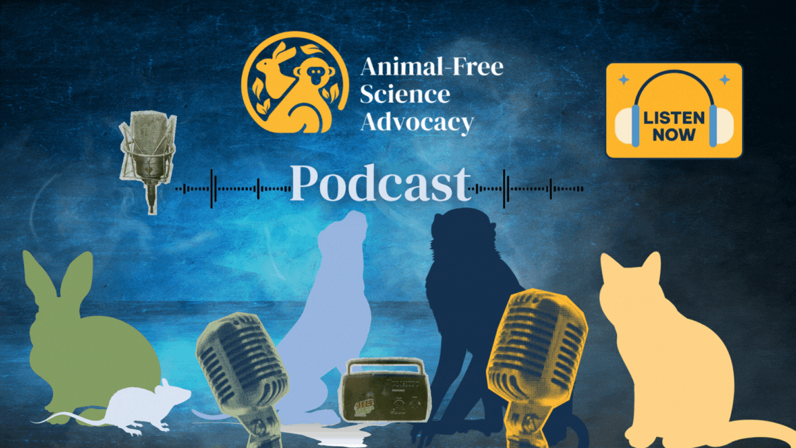 Animal-Free Science Advocacy Podcast cover image rectangular